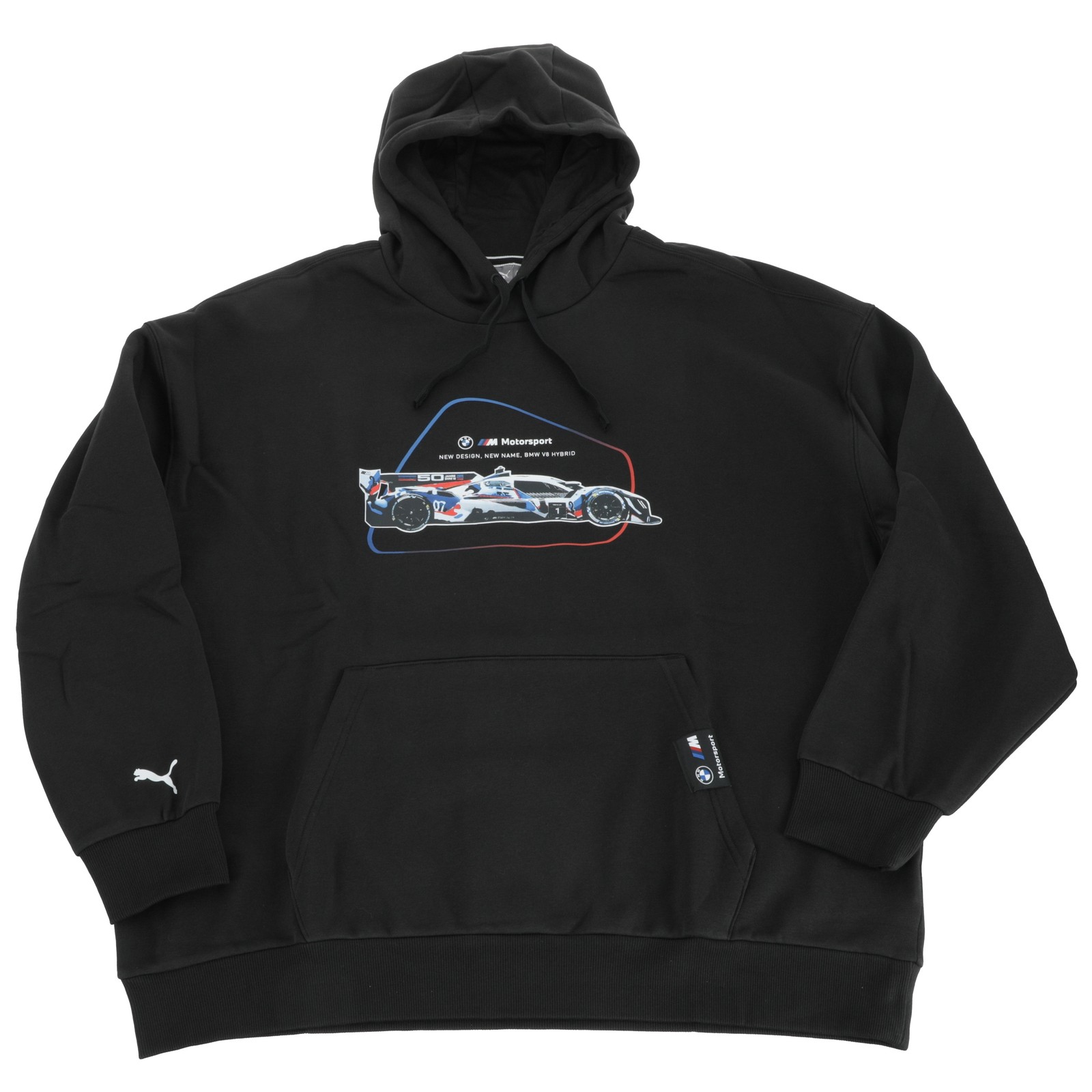 BMW M Motorsport Car Grafik Hoodie Black XXL