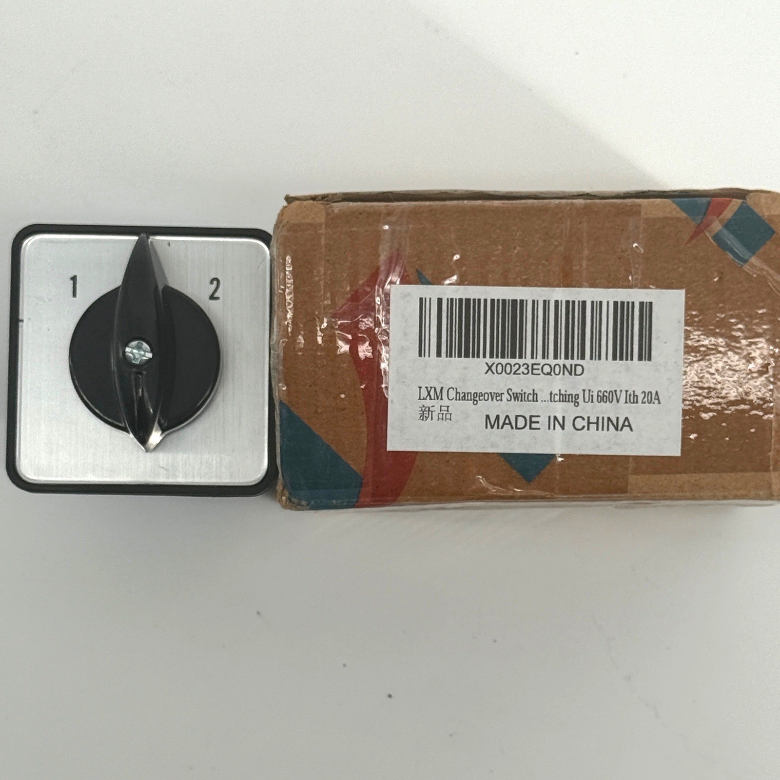 LXM LW39-10-40B-202/2 Rotary Cam Changeover Switch 2 Position 660V 20A NEW