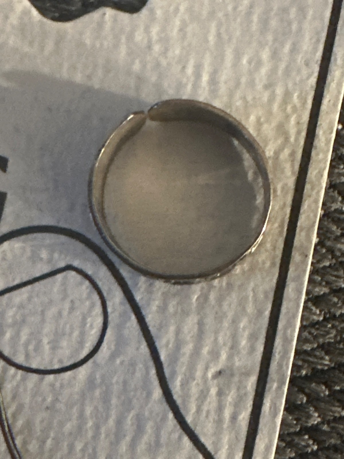 Adjustable TOE RING Sterling Silver New!!