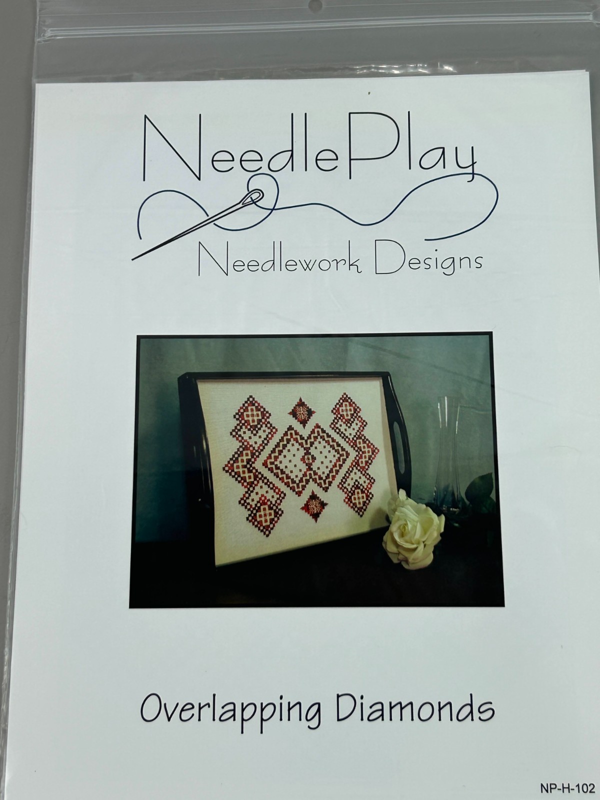 Overlapping Diamonds Chart Geometric Needle Play Needlework Designs
