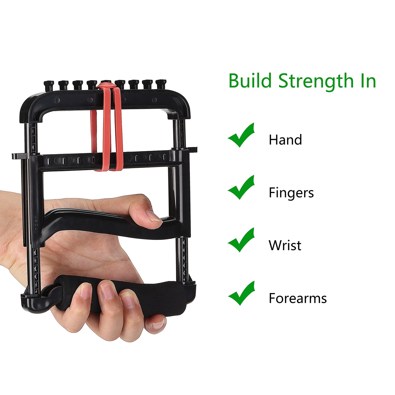 Hand Exerciser,Finger Exerciser and Hand Strengthener for Hands,Finger,Wrist,...