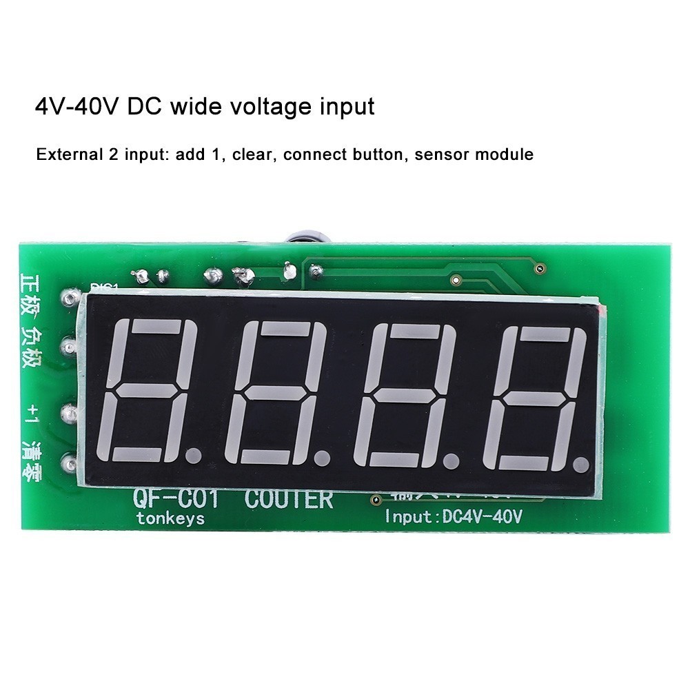 Counter Module High Quality 4-Digit Digital Display with Memory Function QF-C04
