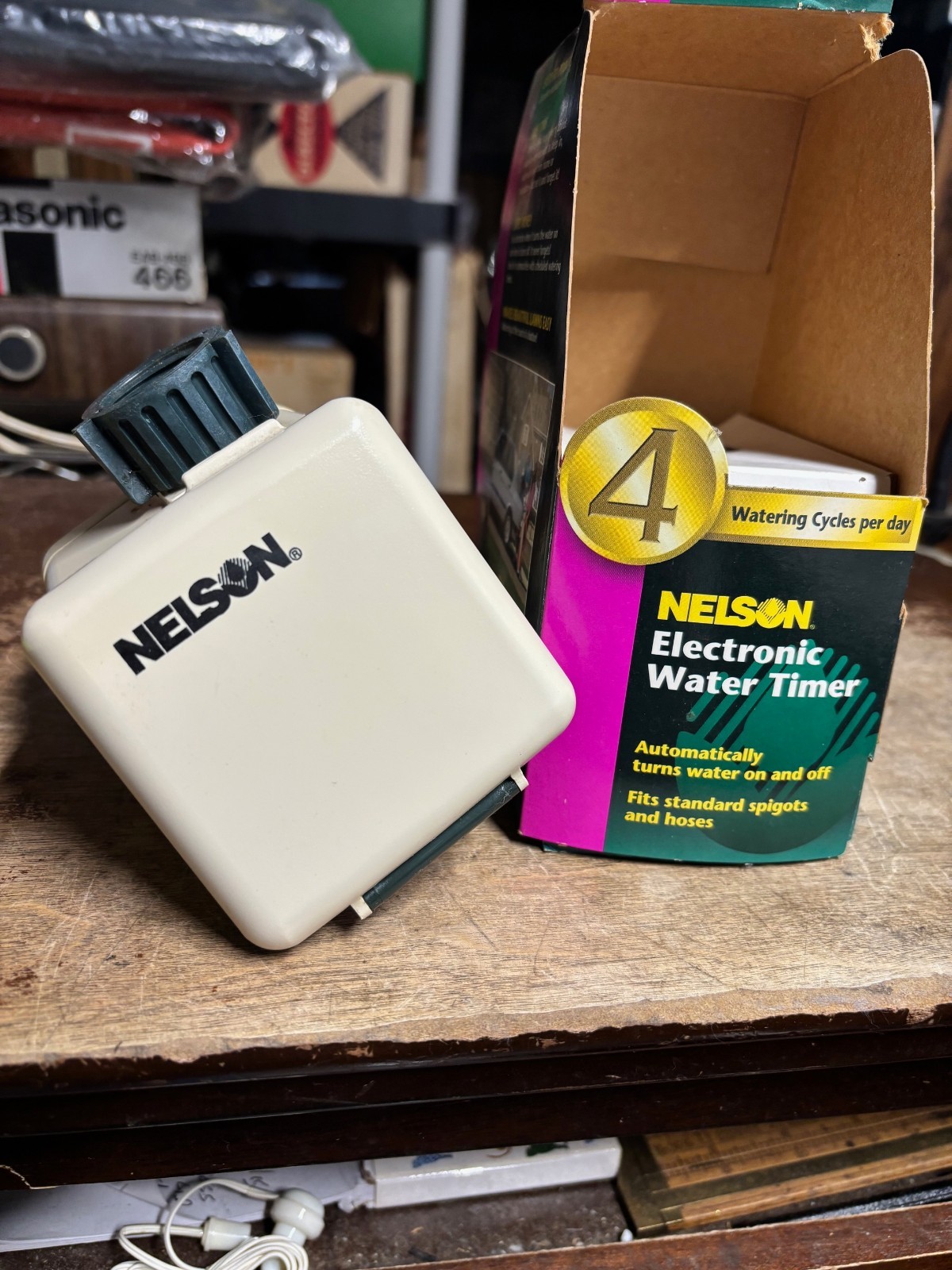 Nelson Electronic Water Timer 5800 USA Tested Used 4 Cycles per day