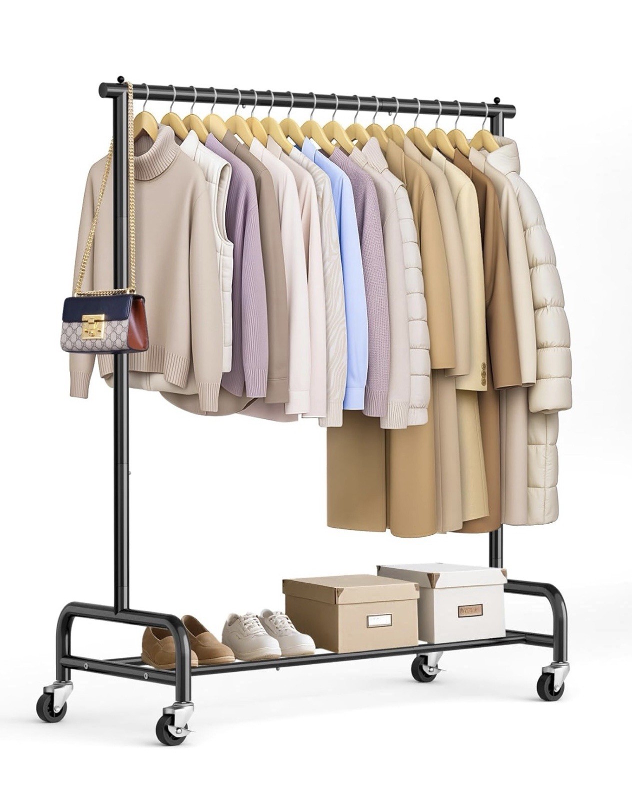 Sleeping Lamb Black Garment Rack