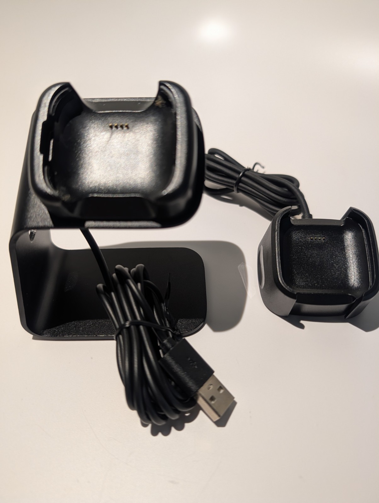 USB Fast Charger Cable Charging Dock Stand Cradle for Fitbit Versa 2 Smart Watch