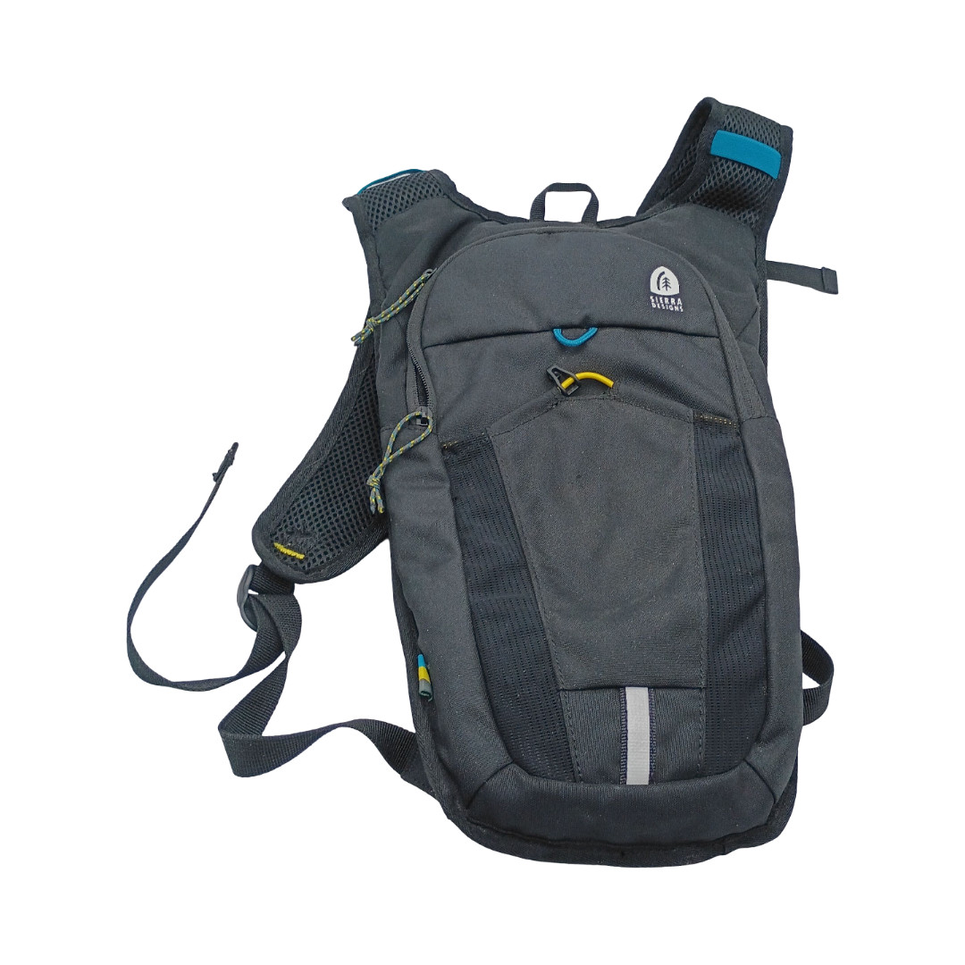 Sierra Designs Hydration Pack Backpack 2L Water Bladder Hiking Cycling Black