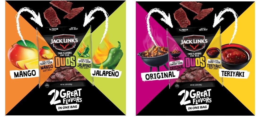 Jack Link's Duos Beef Jerky. FREE SHIPPING