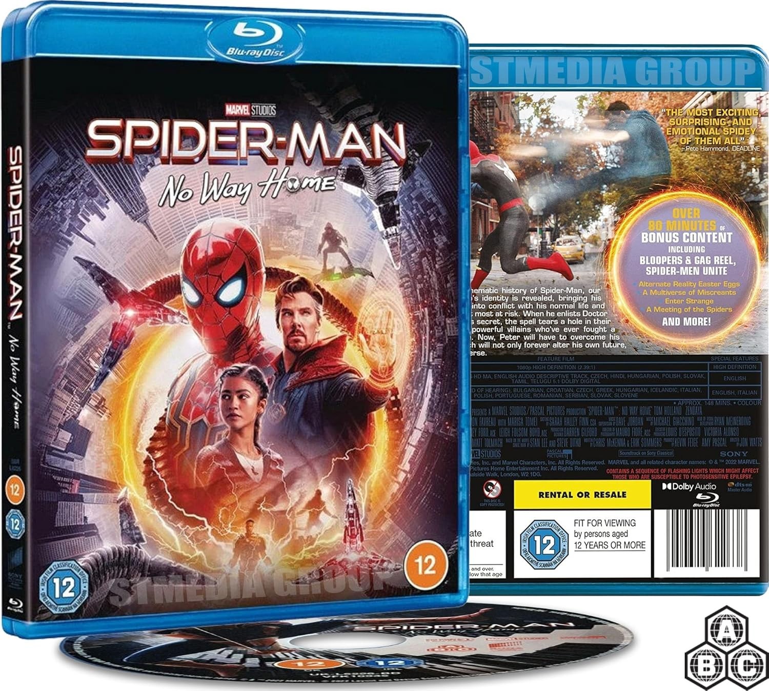 Spider-Man: No Way Home Blu-ray [Region Free]