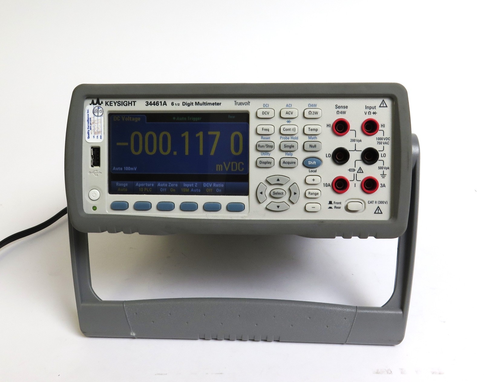 Keysight 34461A TrueVolt 6.5 Digit Digital Multimeter Bench DMM Tested