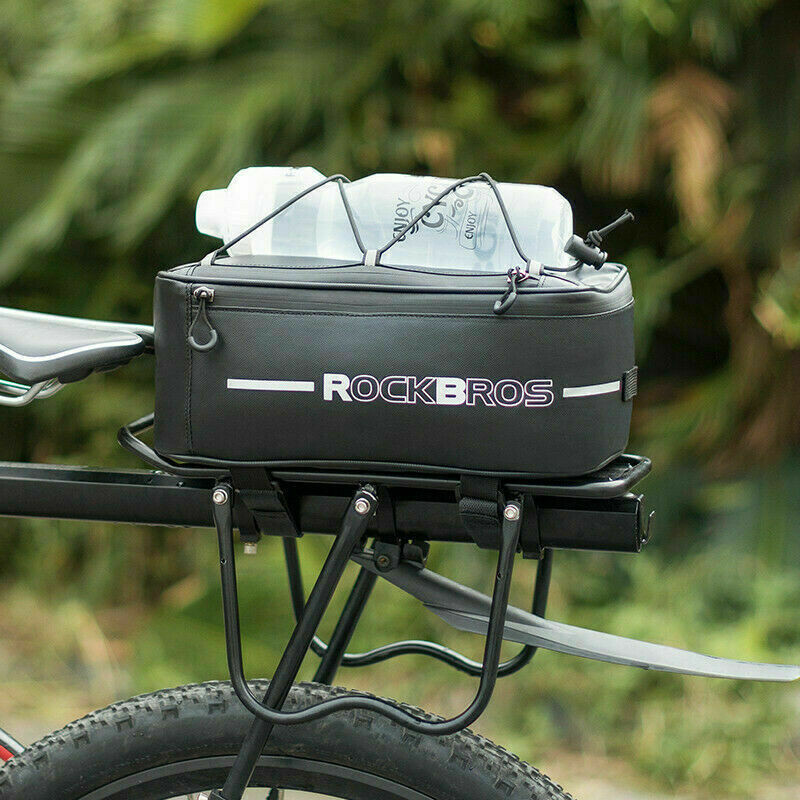 ROCKBROS Bicycle Rack Bag Travel Trunk Seat Saddle Pannier Waterproof Carrier