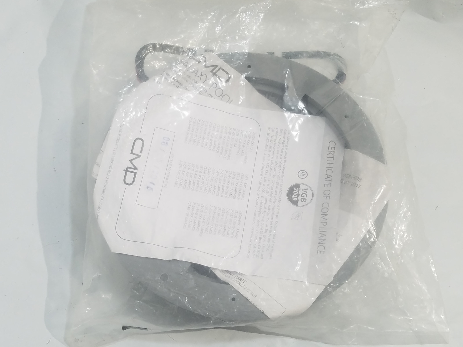 New CMP Anti Vortex Lid ( GRAY ) 25537-001-000