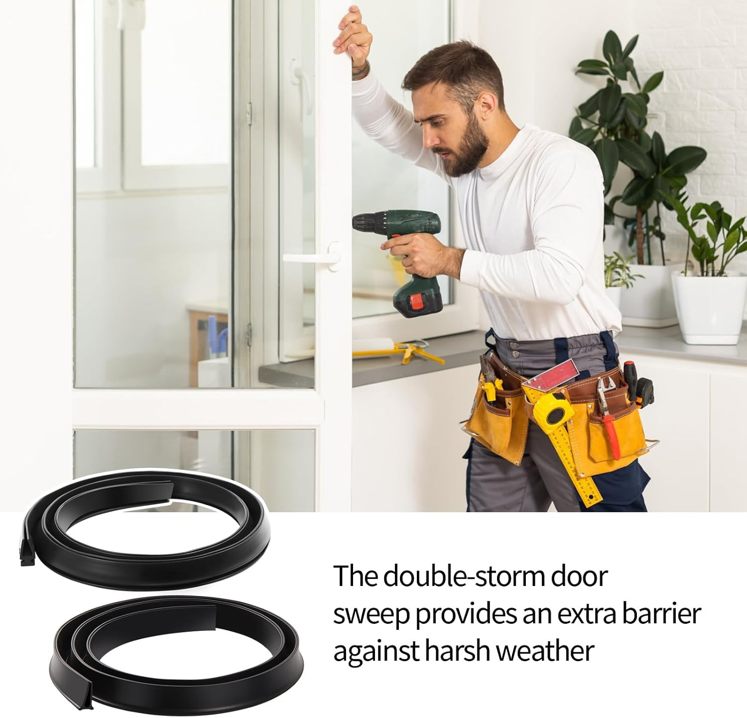 Storm Door Parts Sweep Replacement for Larson and Pella Storm Door Expander Swee