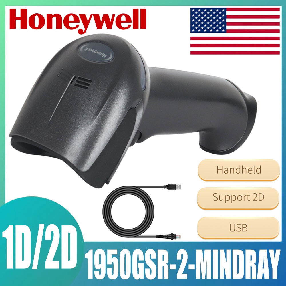 Honeywell Xenon 1950GSR-2-Mindray 1D 2D Barcode Scanner Image Reader + USB Cable