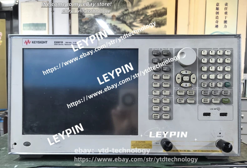 1PCs Keysight Agilent E5061B-235/020 100kHz-3GHz 50 ohm Network Analyzer#ytd