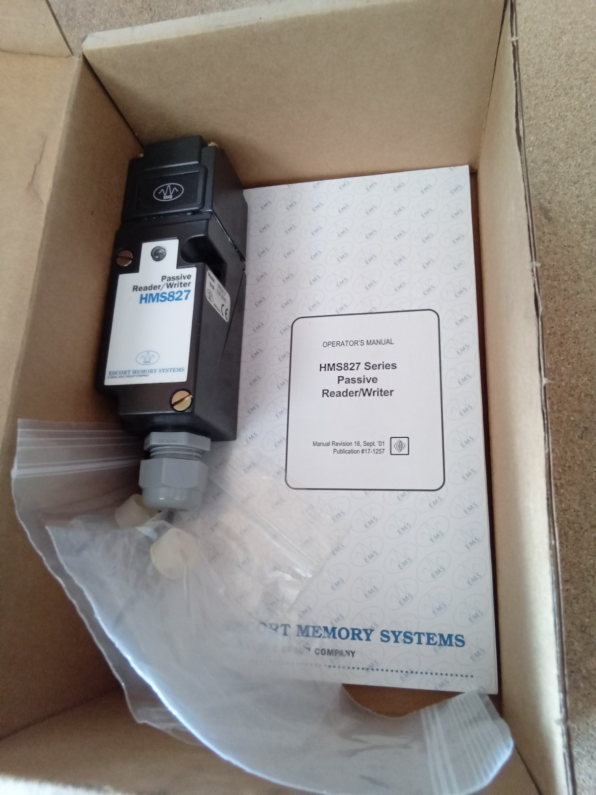 Escort Memory Systems Passive Reader-Writer HMS827 With Manual