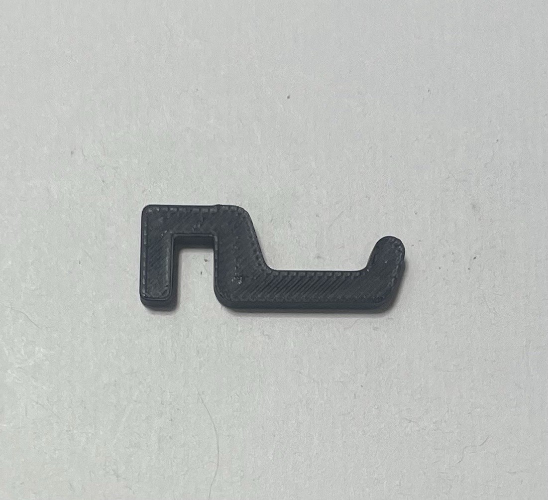 3D Printed IKEA SKADIS Mini Hook Single-Hole Pegboard