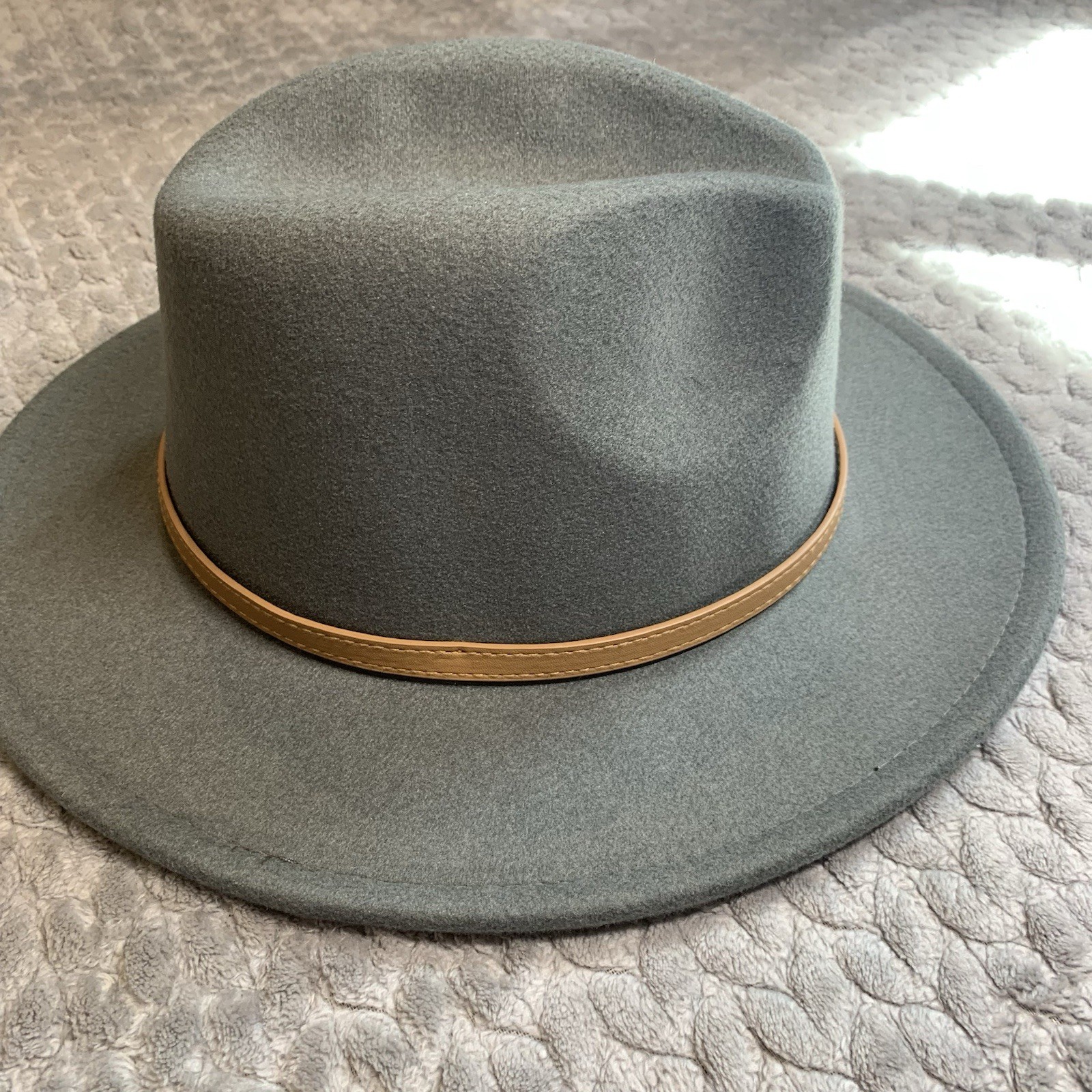 Altar’d State Wide Brim Hats Bundle – Beige & Sage Boho Rancher Fedora One Size