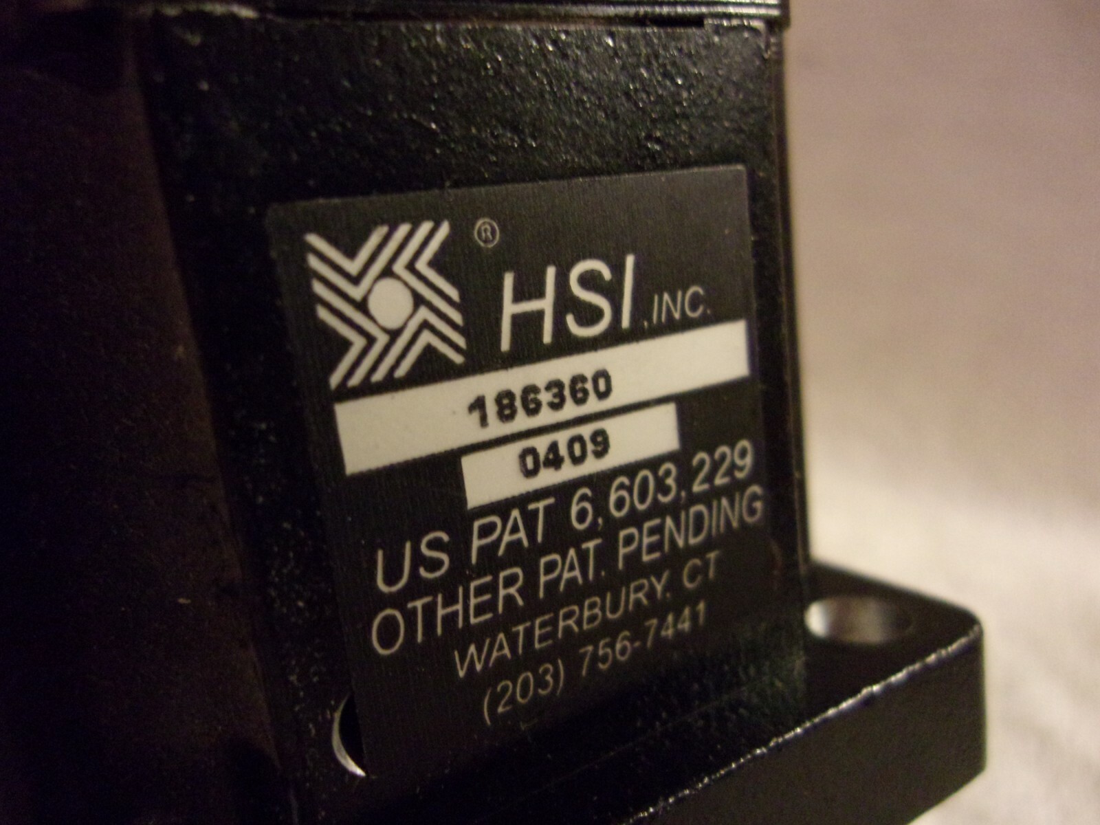 HSI SCREEN PRINTER MOTOR 186360