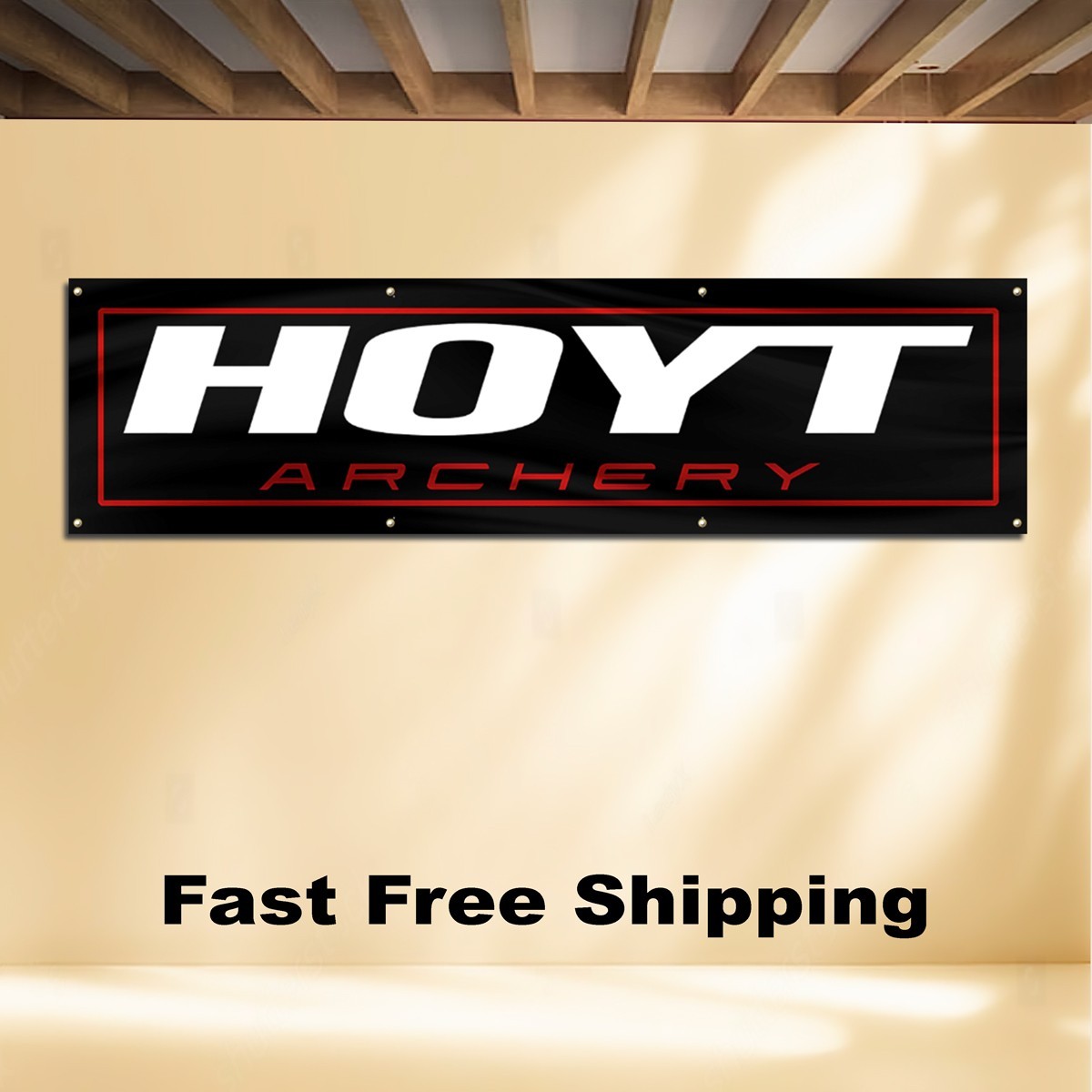 HOYT ARCHERY 2'X8' BANNER FLAG