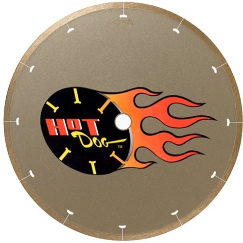 MK Diamond 158436 Hot Dog 10in Wet Cutting Continuous Rim Diamond Blade 5/8"