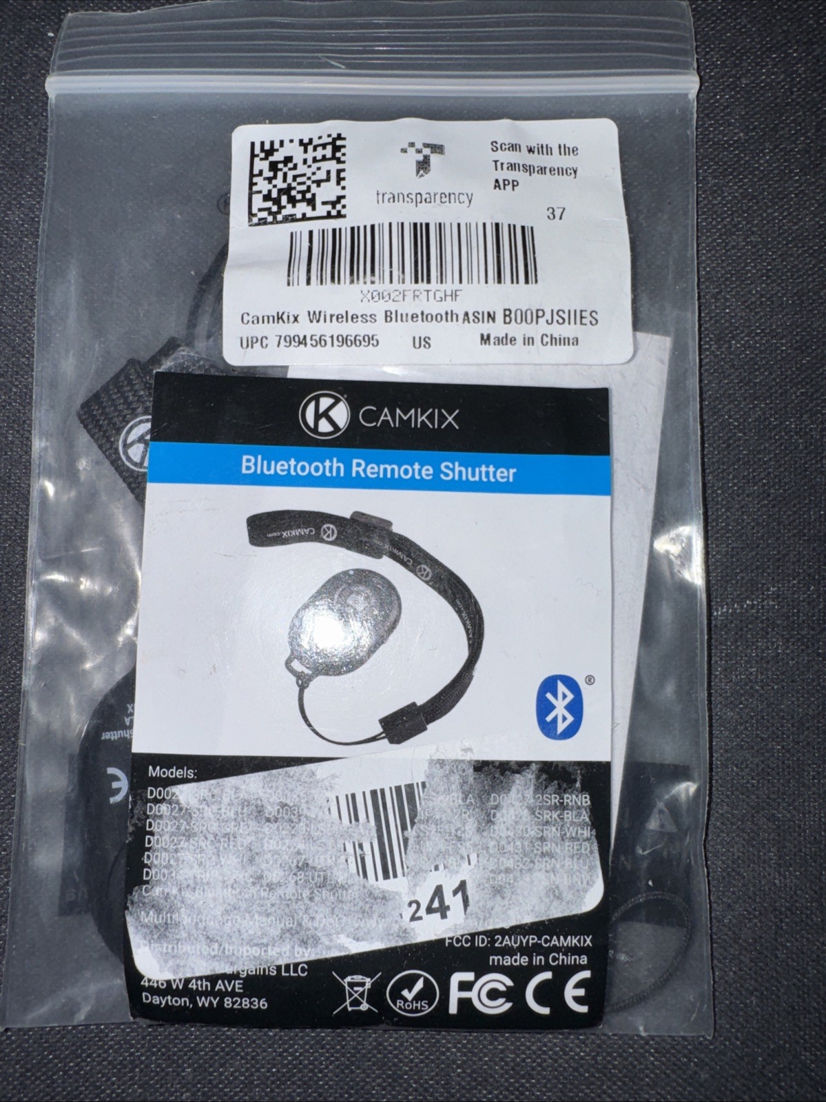 Camkix Camera Shutter Remote Control with Bluetooth Wireless Technology - Create