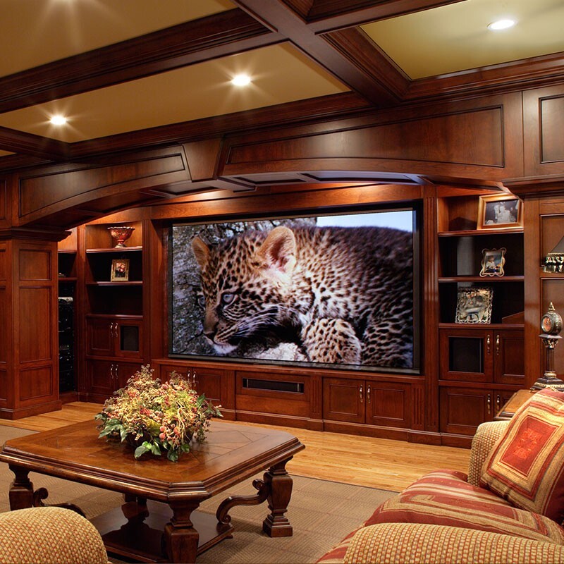 Draper Access E Ultimate Electrical Ceiling Recessed Large Projection Screen**
