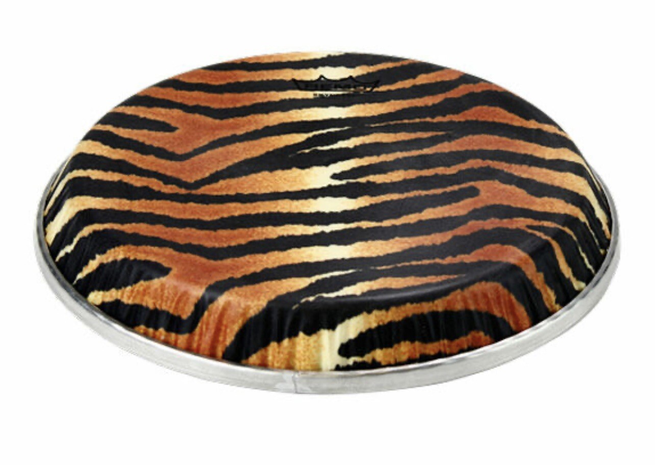 CONGA SYMMETRY Drumhead, 11.06”SKYNDEEP TIGER STRIPE GRAPHIC M4-1175-S6-D4007