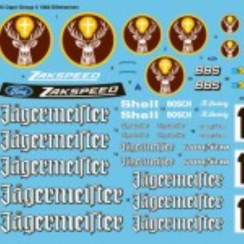 Vector 1 Decal Sheet by Cartograf 1:24 Scale Capri Gr.5 1982 DRM for Tamiya kit