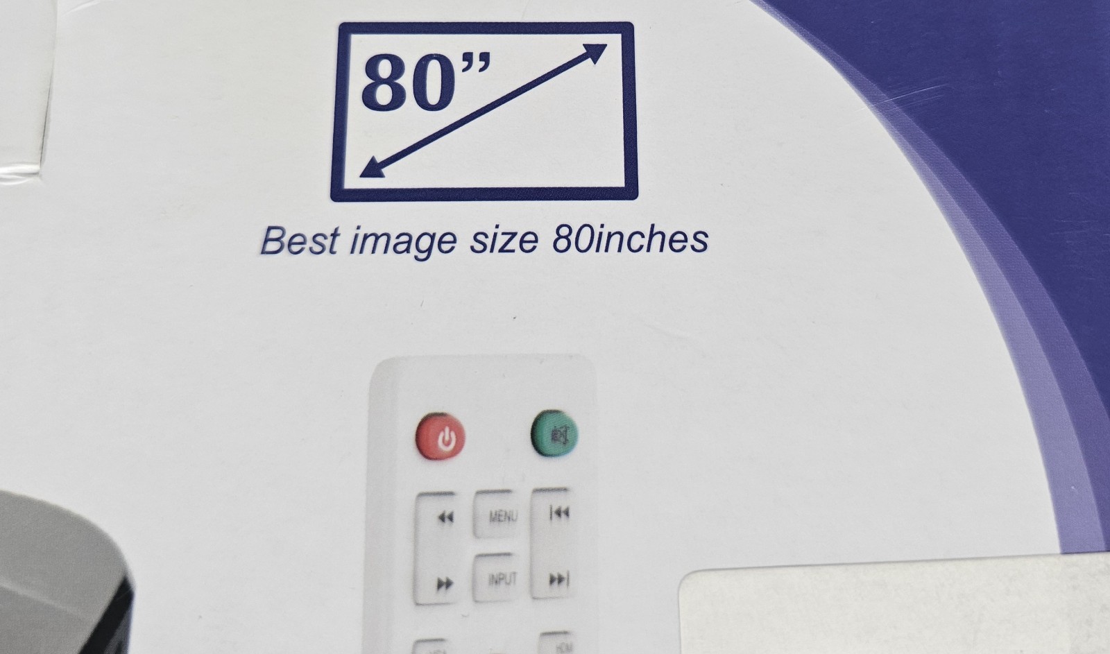 SimpleBeamer Video LED Projector HDMI