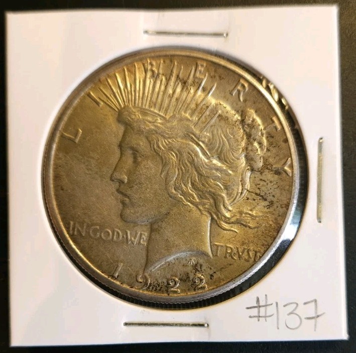 1922 USA Silver Peace Dollar VF-25 #137