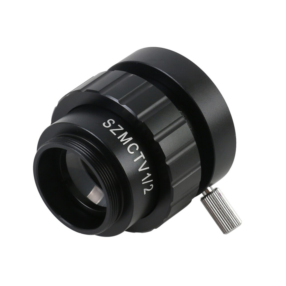 0.5X 1/2 CCD C-Mount Lens Adapter for CCD Video Camera Trinocular Microscope