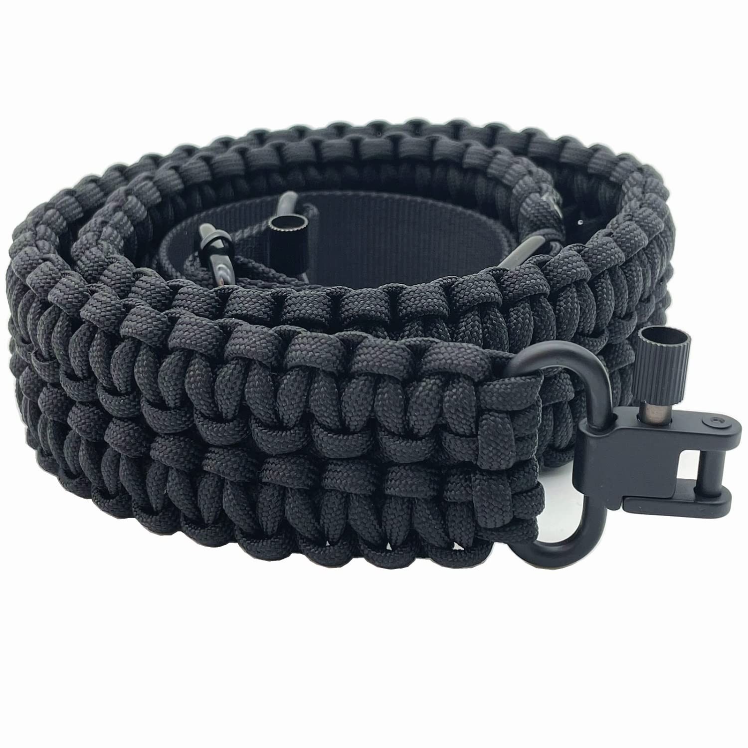 Vvaagg Two-Point Rifle Sling Swivel Non-Slip Paracord Rifle Sling Adjustable
