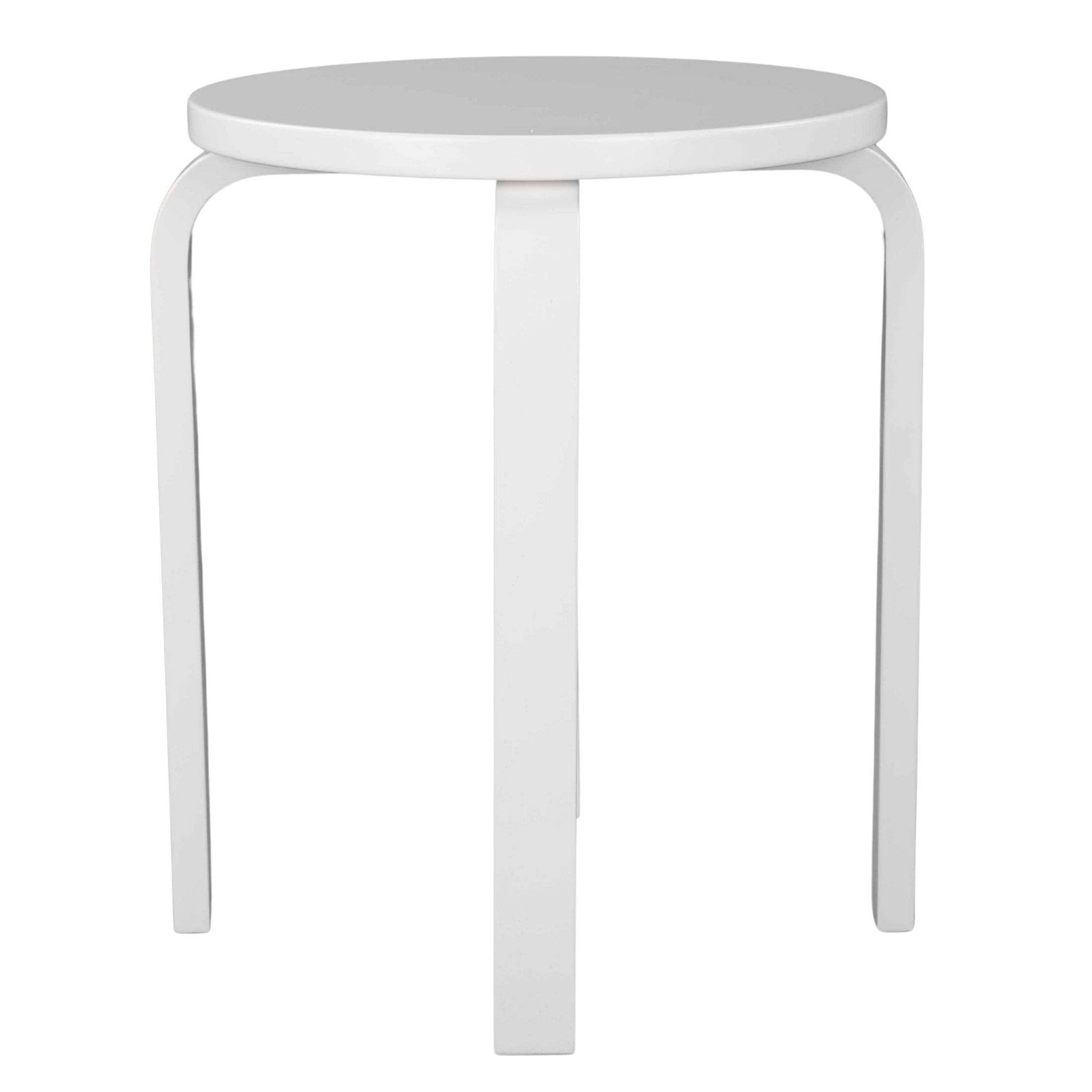 Wood Nightstand Side Table Brilliant White