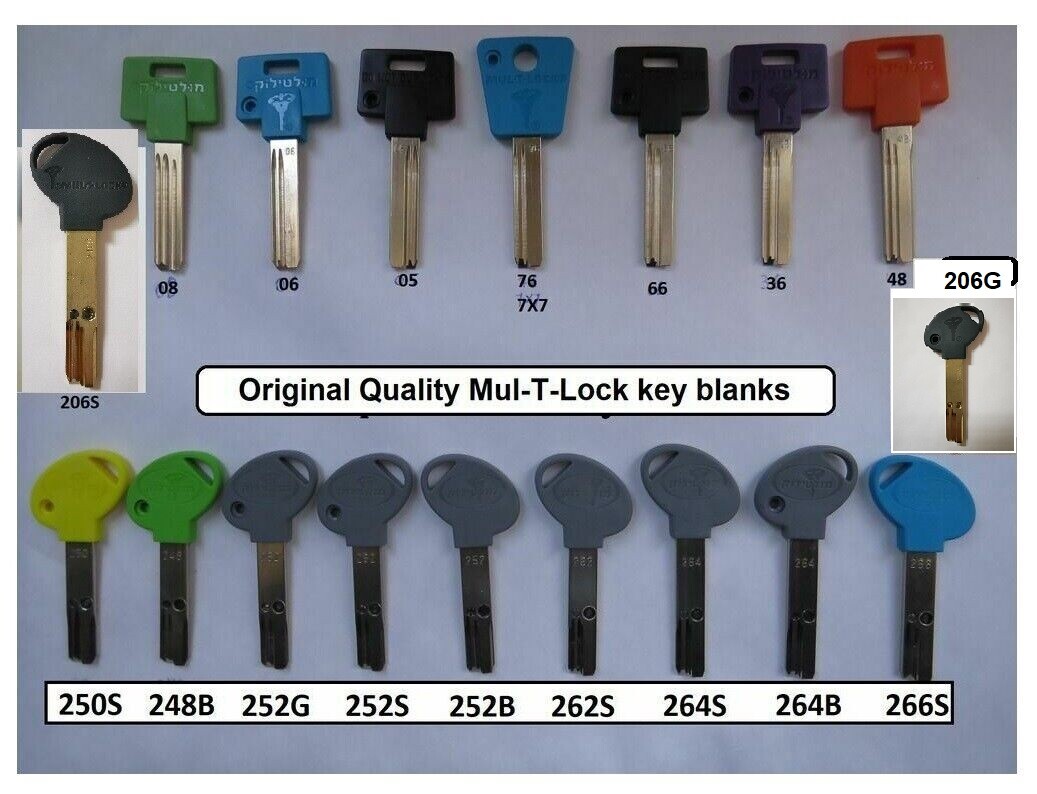 MUL T LOCK KEY BLANKS