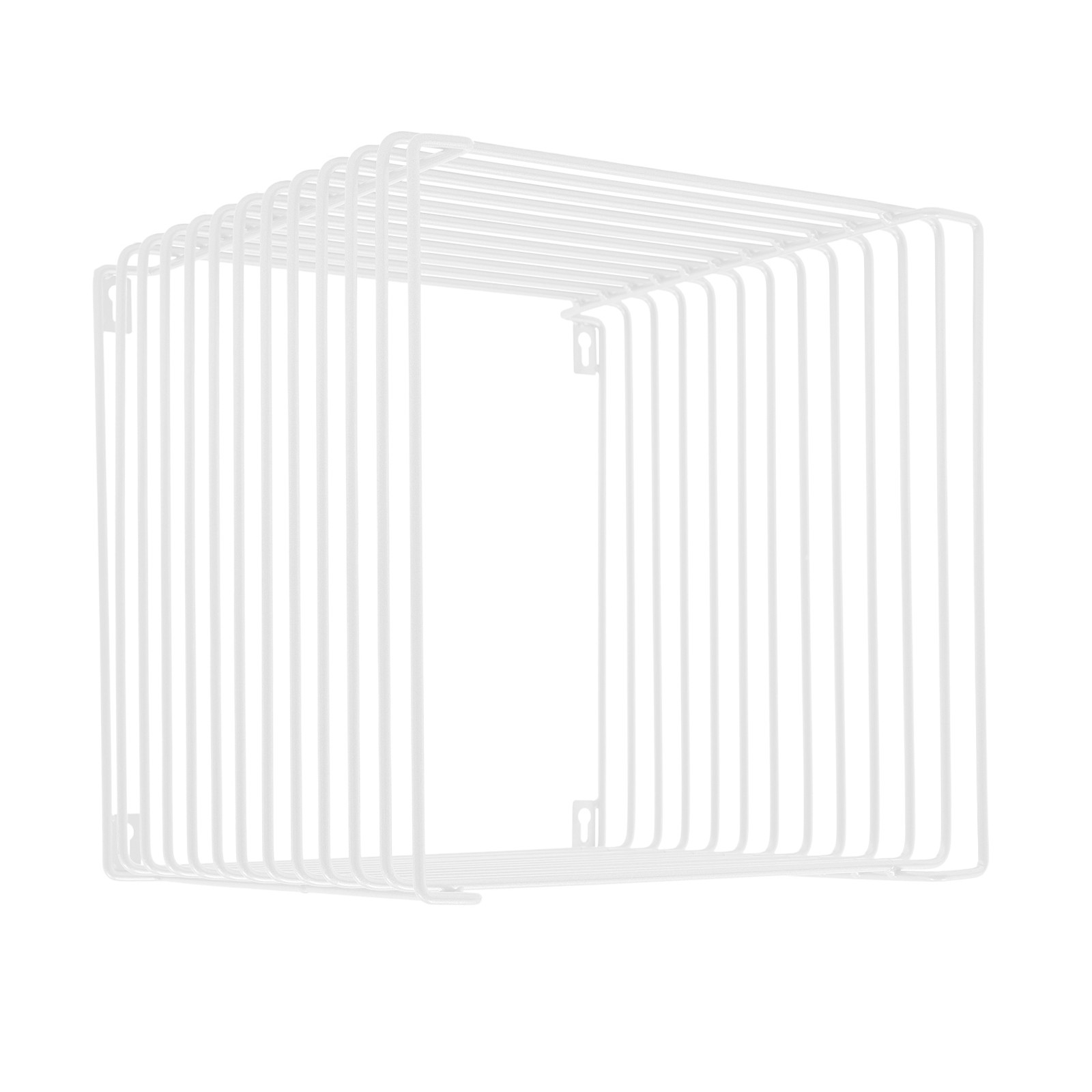 Linear Side Table Square Geometry Retro End Desk Multi-Purpose Tables Furniture