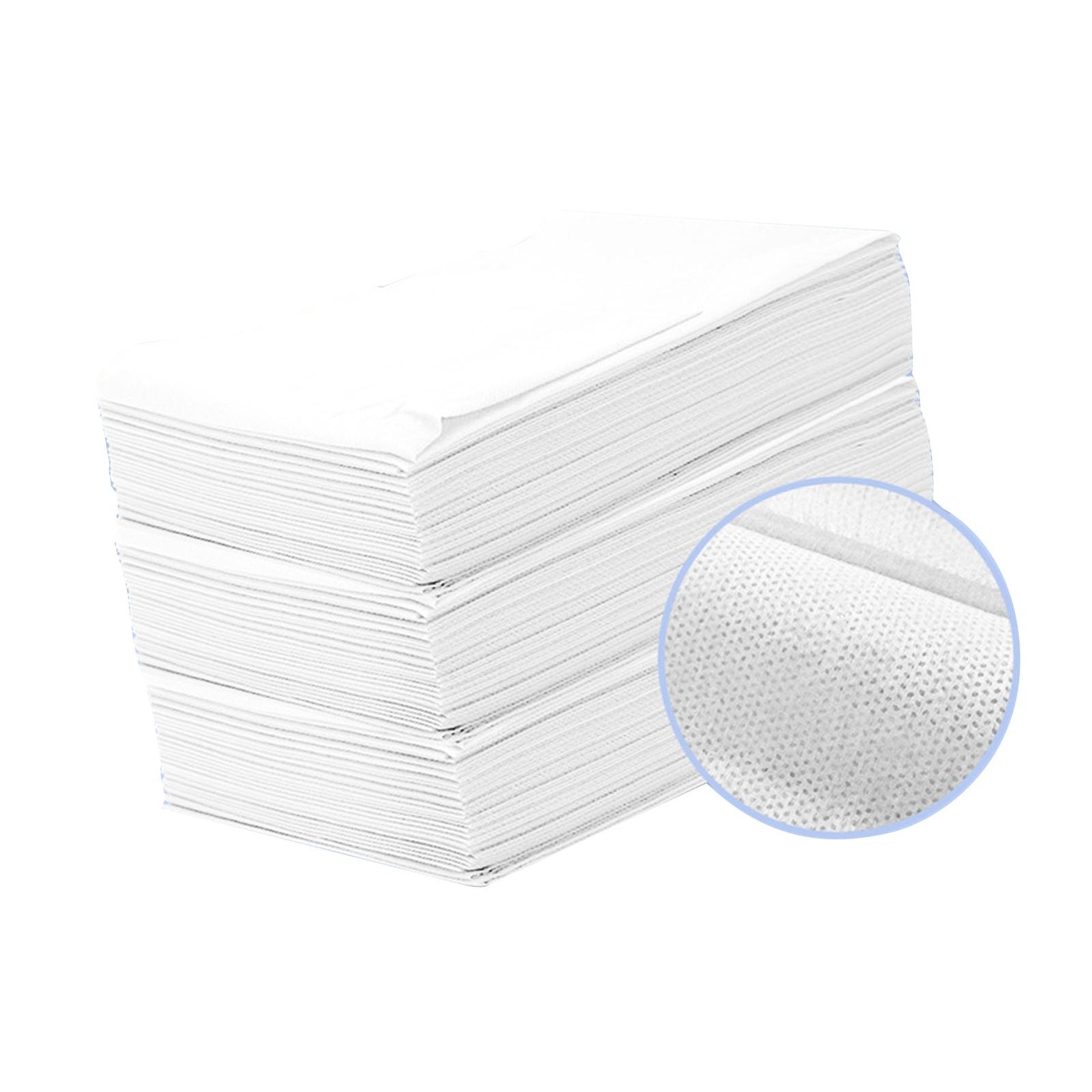 20pcs Disposable Beauty Salon Bed Sheets 80x180cm White Non-Woven