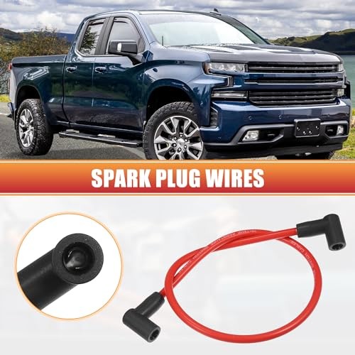 Spark Plug Coil Wires 8mm for Chevy SBC BBC Engines 9pc