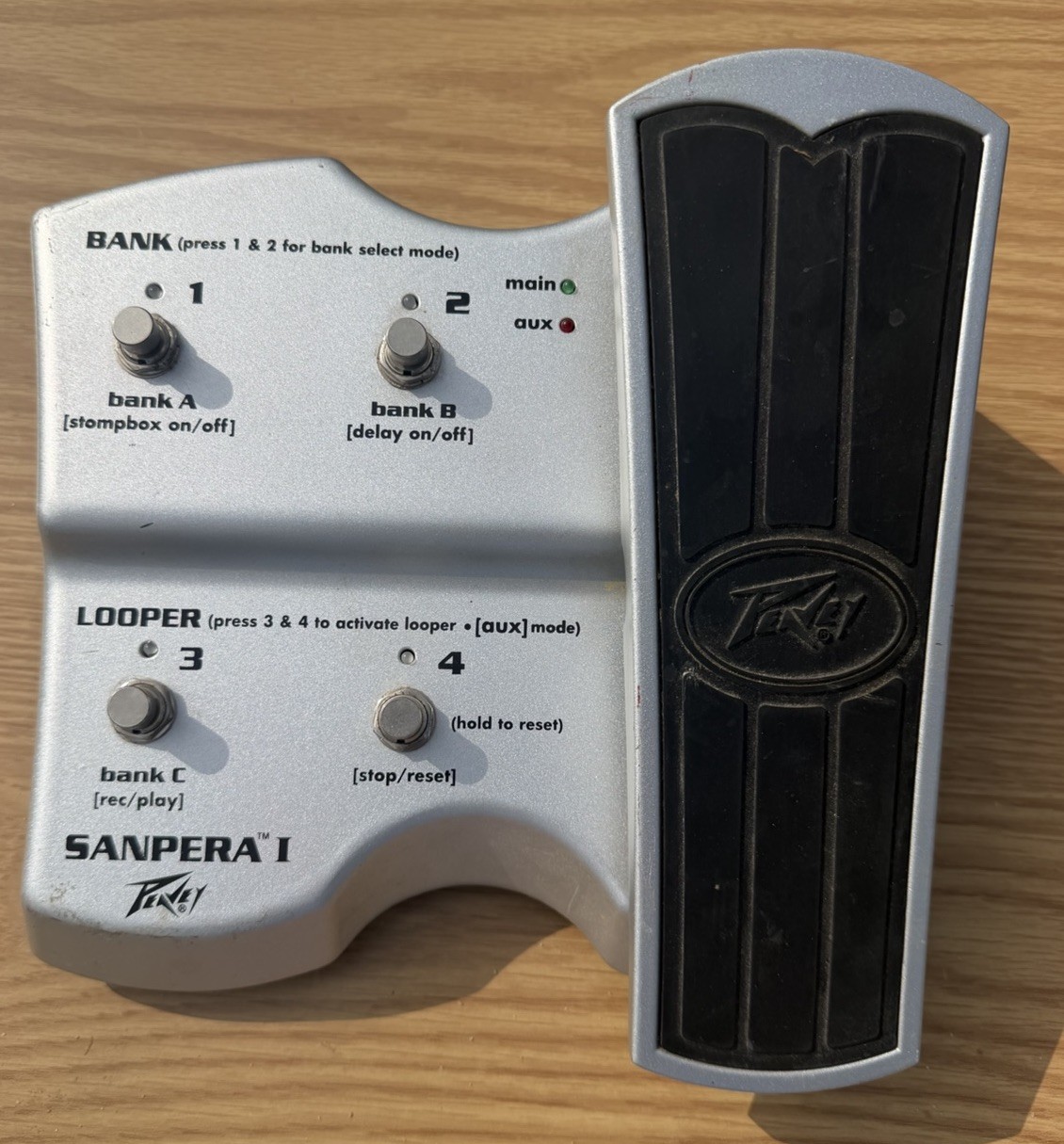 Vtg Peavey Sanpera I Foot Controller Effects Pedal No Cable Untested Clean