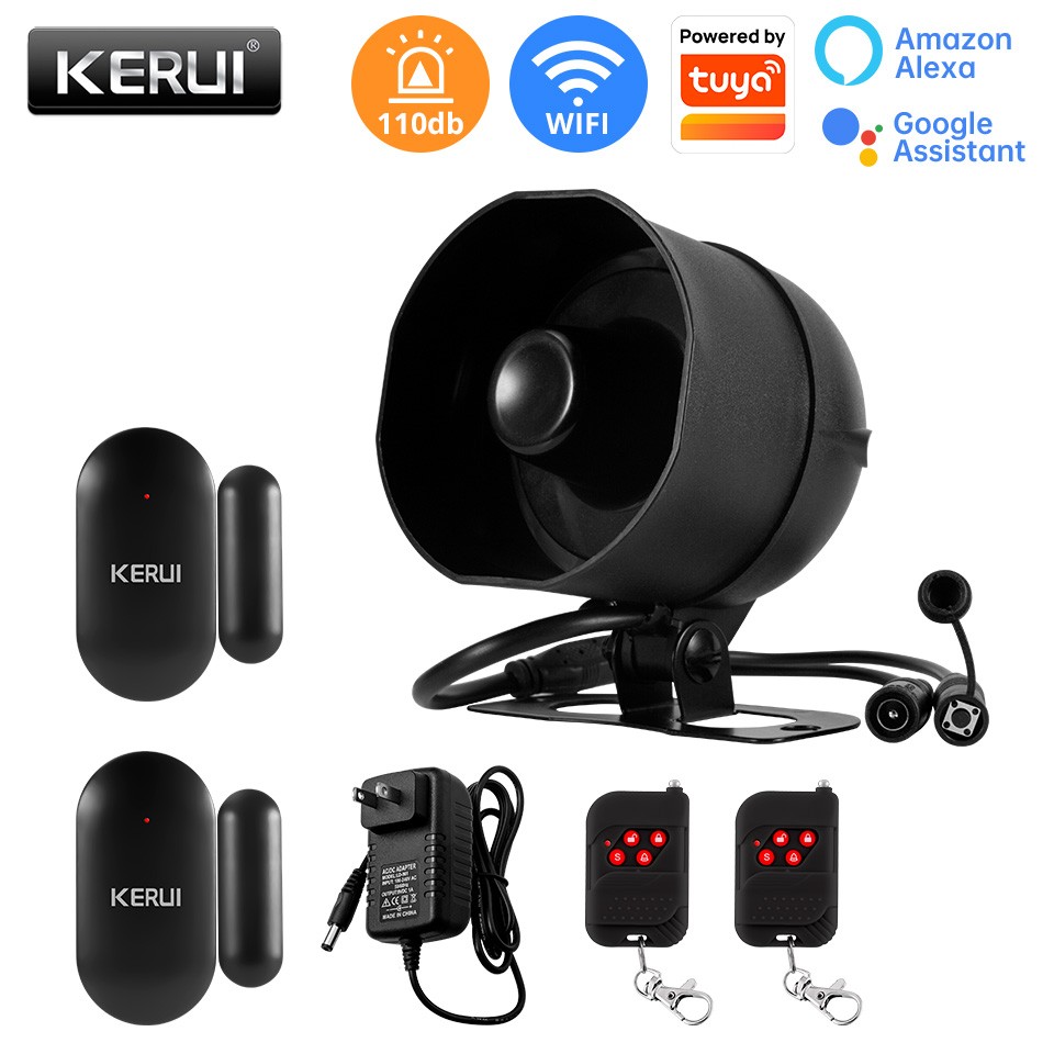 120dB Wireless Burglar Alarm Smart Kit Remote Control Indoor Security System