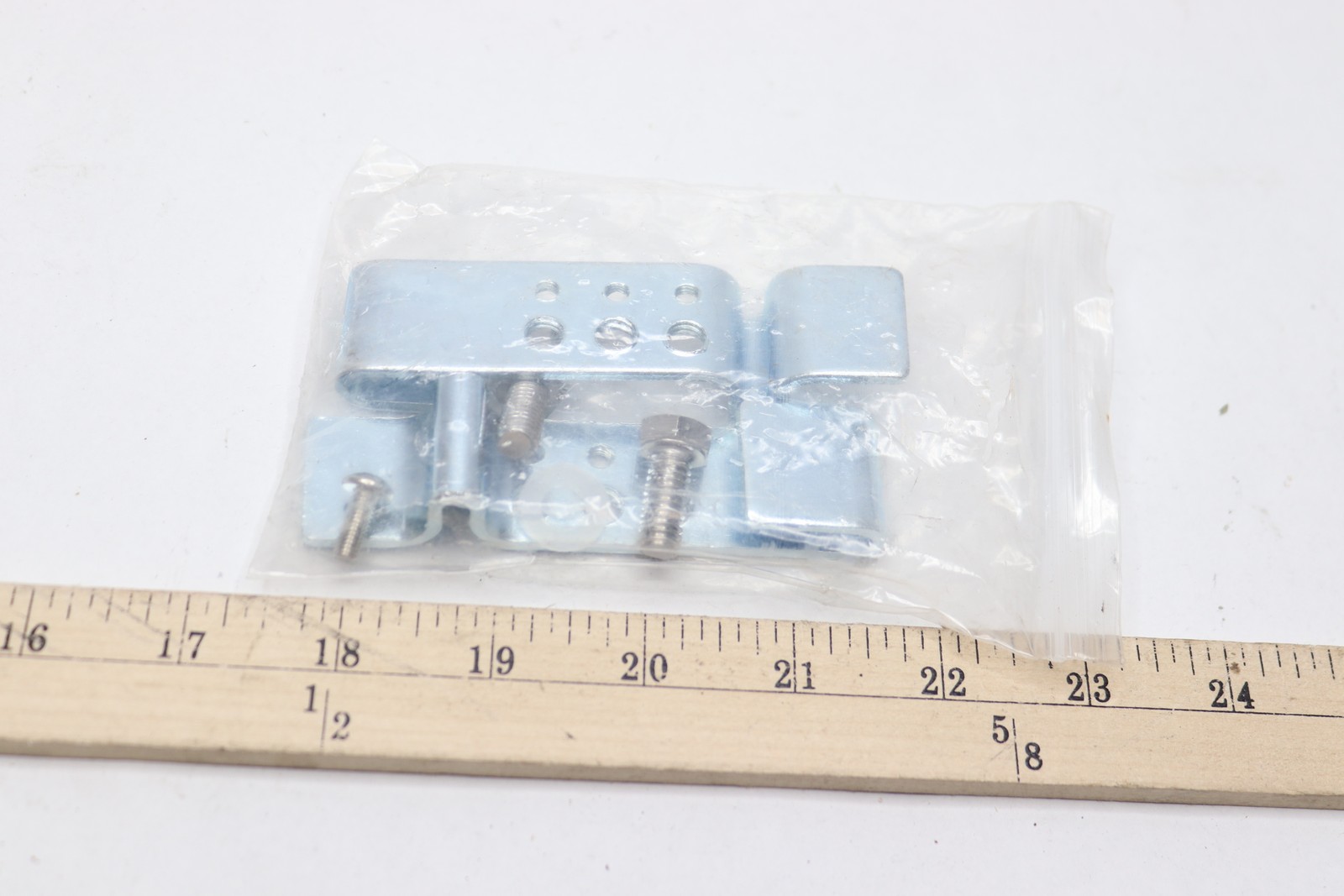 (2-Pk) SmartSign Fence Clip Chain Link Bracket Kit Stainless Steel 5" - 72"