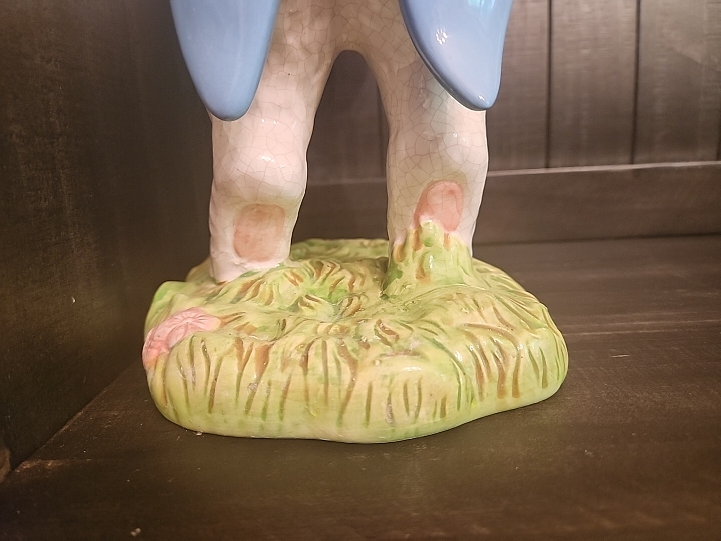 16" Easter Bunny Rabbit Ceramic Planter