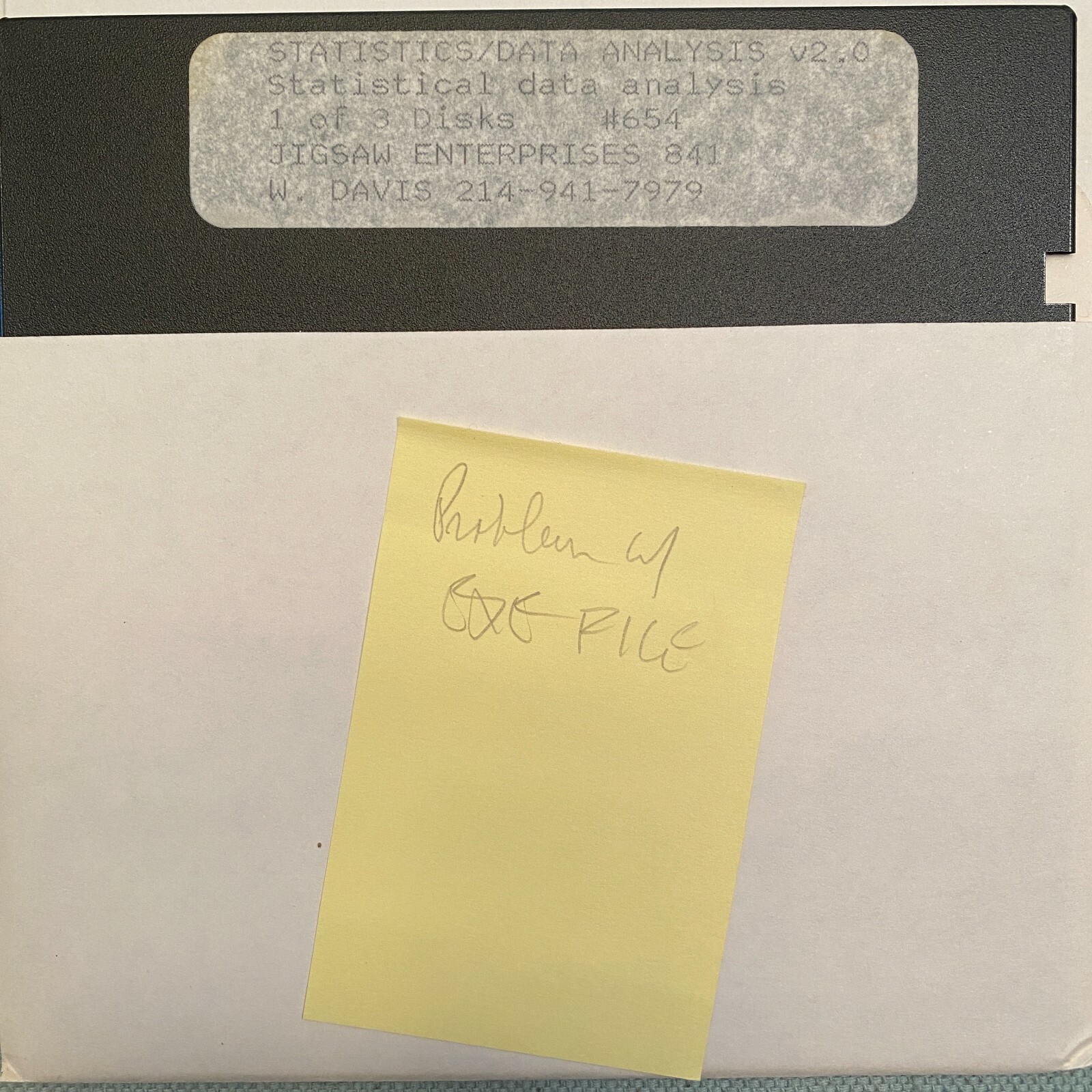 Jigsaw Software Lot 13 5.25” Floppy Disks Statmaster Copy Publisher Statistics