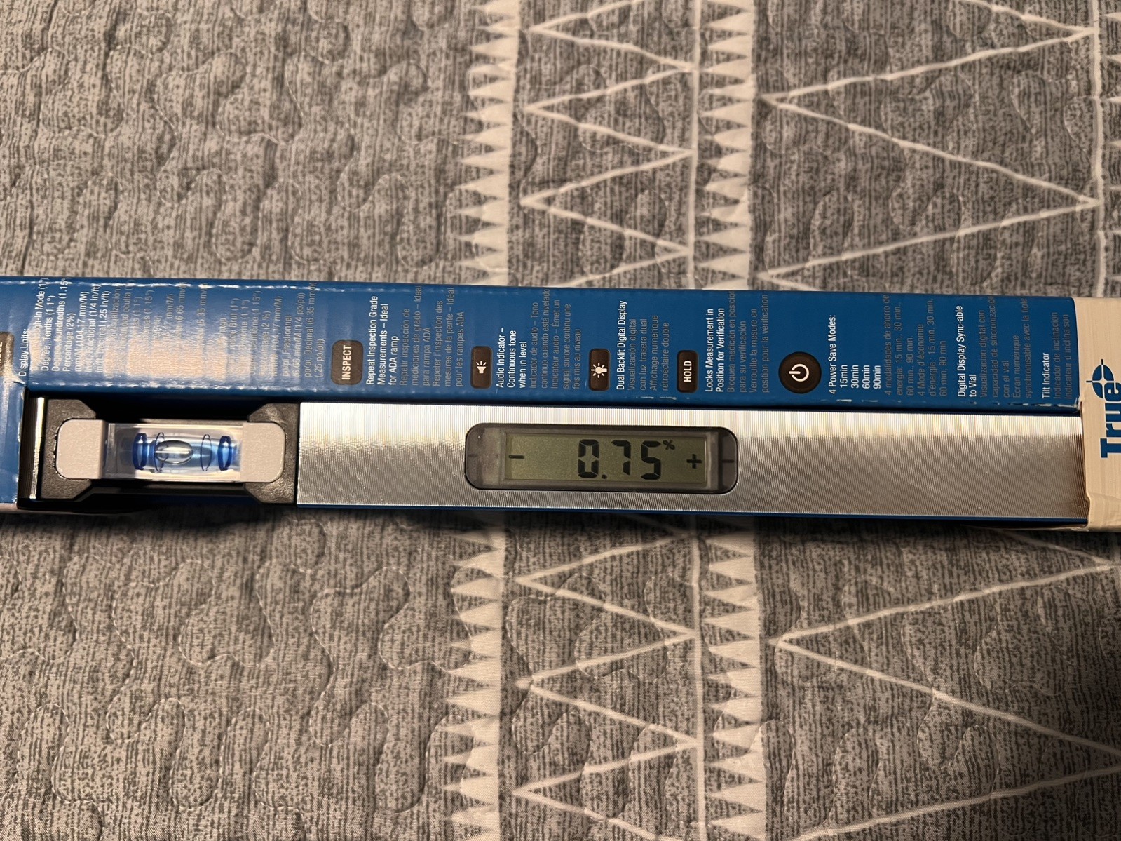 Empire Level e105.24 24" True Blue Digital Box Level with Case