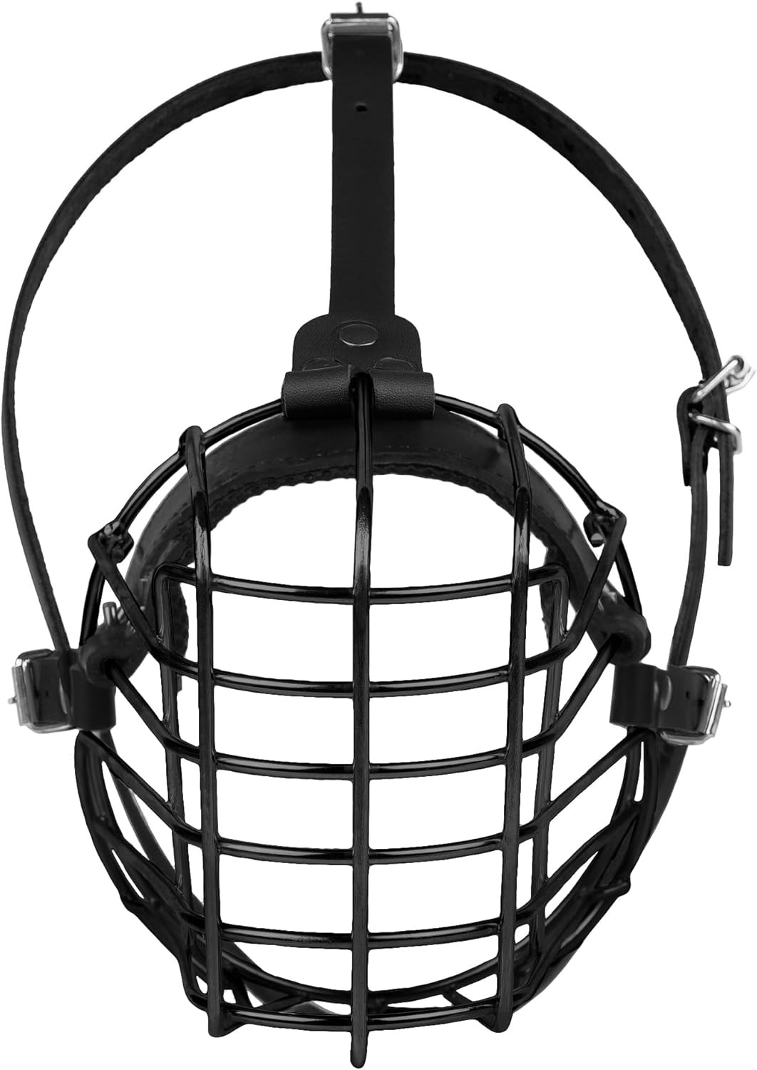 German Shepherd Dog Muzzle Metal Basket for Medium Large Dogs Adjustable Durable