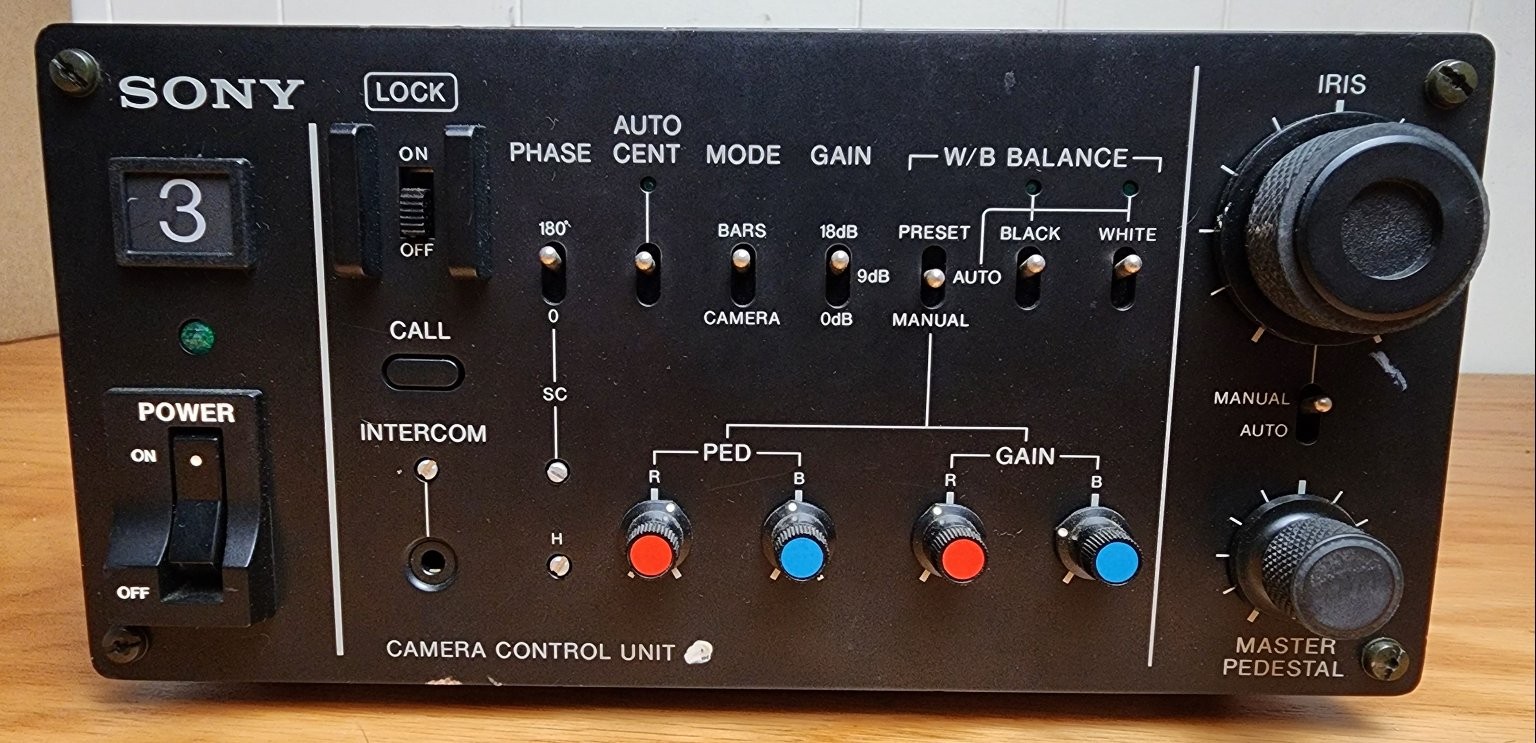 Sony CCU-M3 Camera Control Unit DC 12V 6W Made in Japan