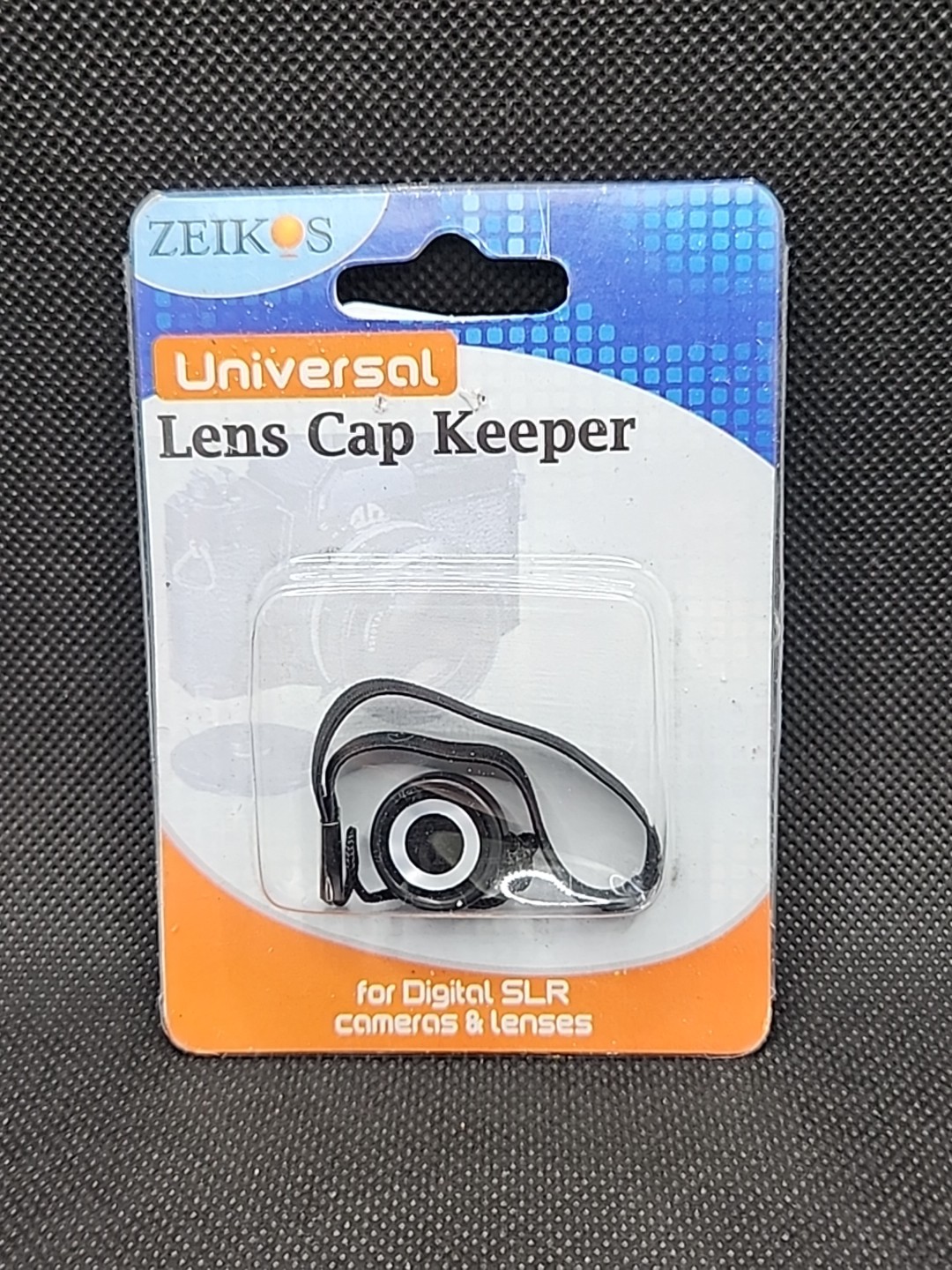Zeikos Lens Cap Keeper ~ Brand New