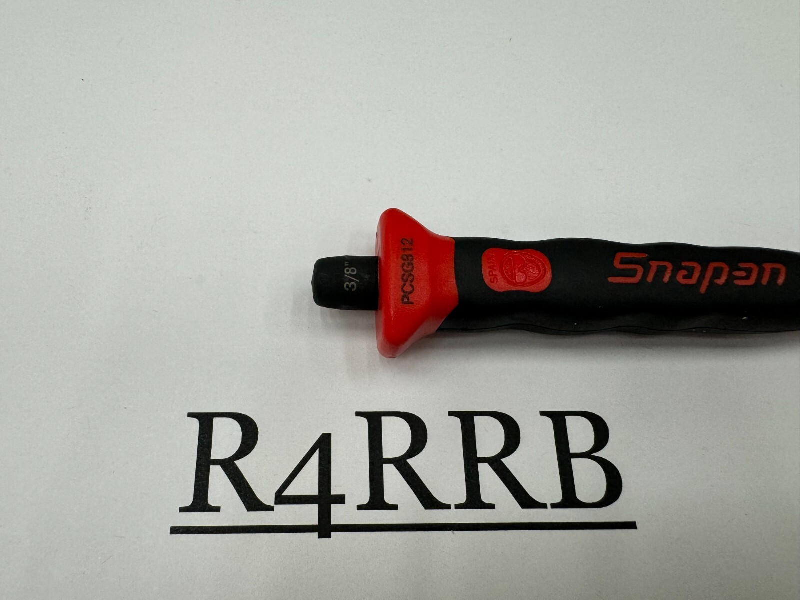 Snap-on Tools SPAIN NEW RED Soft Grip 3/8" Flat Edge Chisel PCSG812R
