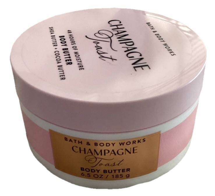 Bath & Body Works CHAMPAGNE TOAST Fragrance Body Butter 6.5  oz NEW