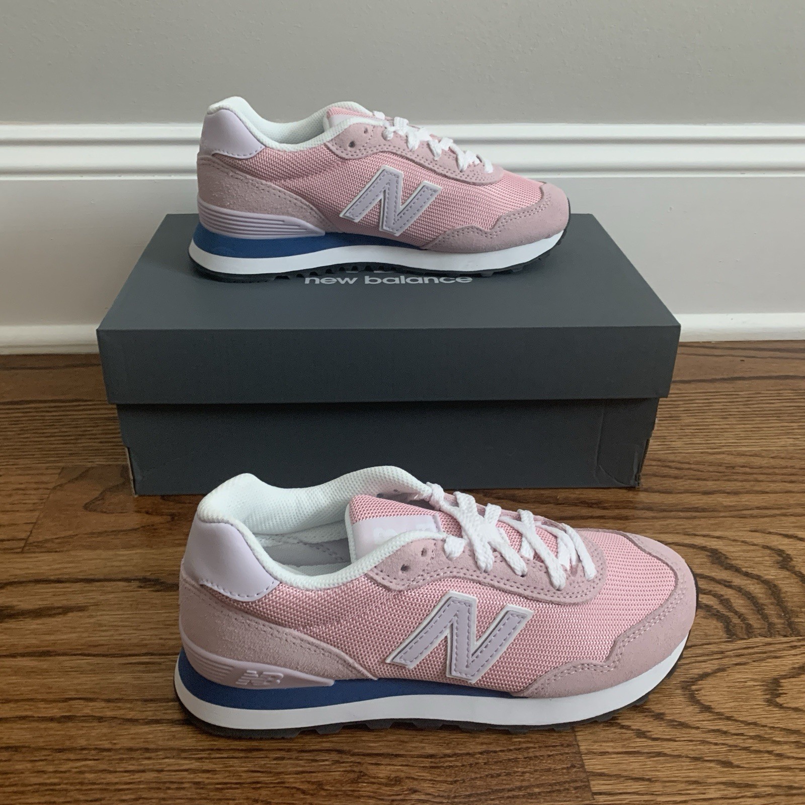 New Balance 515 V3 Classics White Pink Running Shoes Women's Size 5 - WL515ADP
