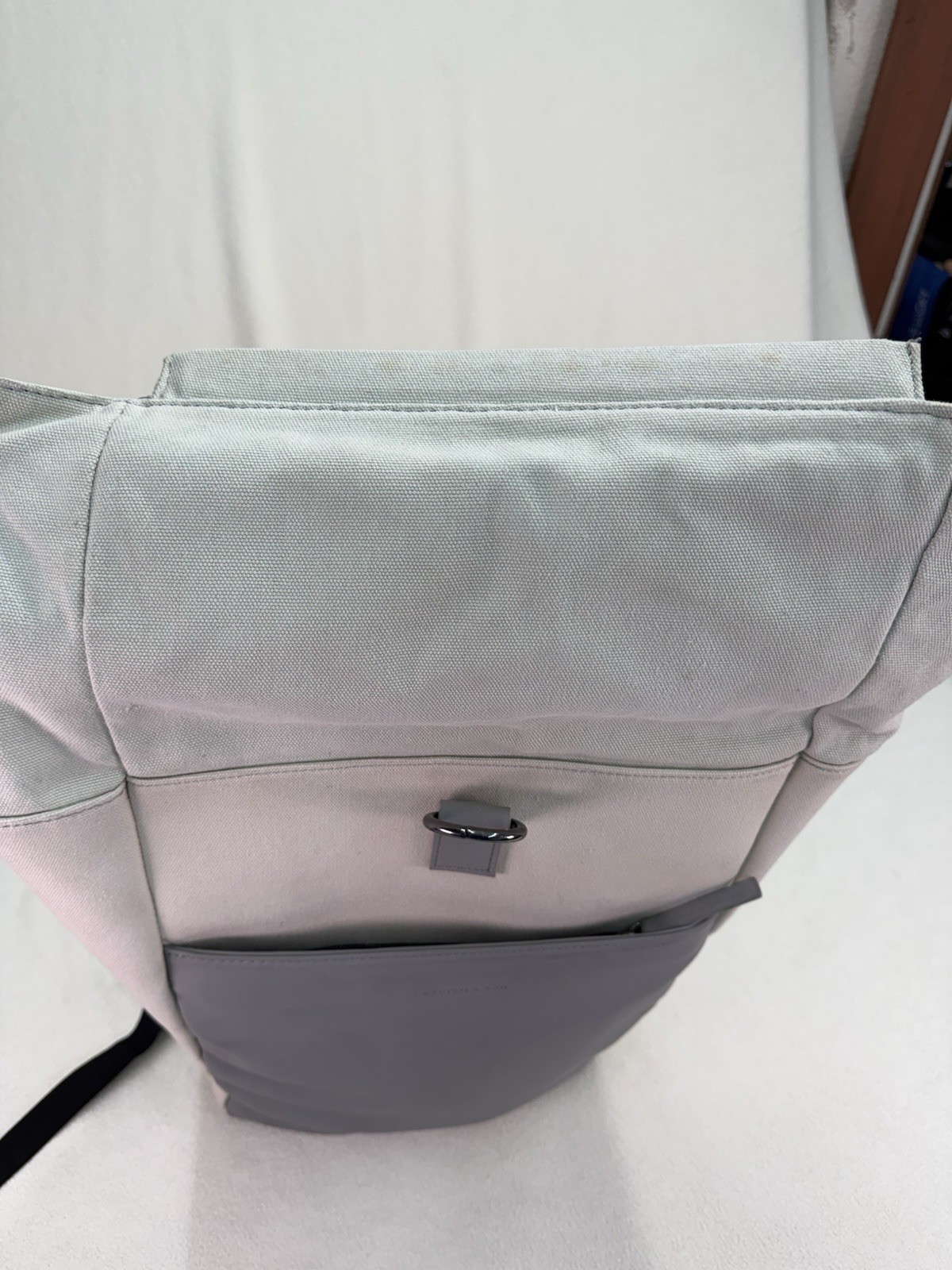 Kapten & Son Lund Grey Roll Top Padded Backpack *Rare* See!!